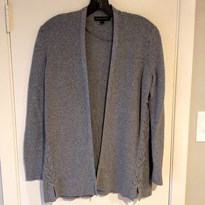 Gray woven sweater